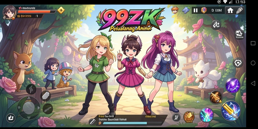 Gambaran gameplay 99ZK dalam aksi yang seru.