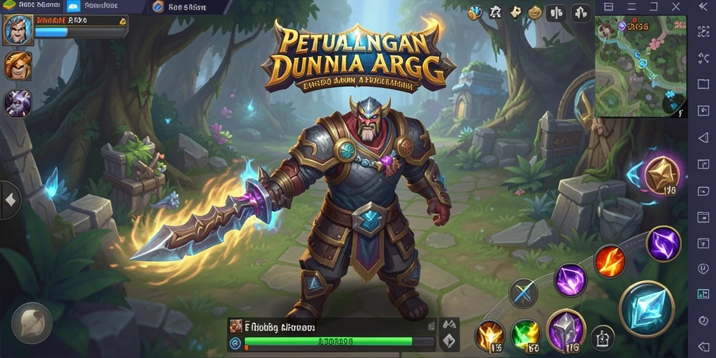 Tampilan aksi seru dalam gameplay ARPG API36.