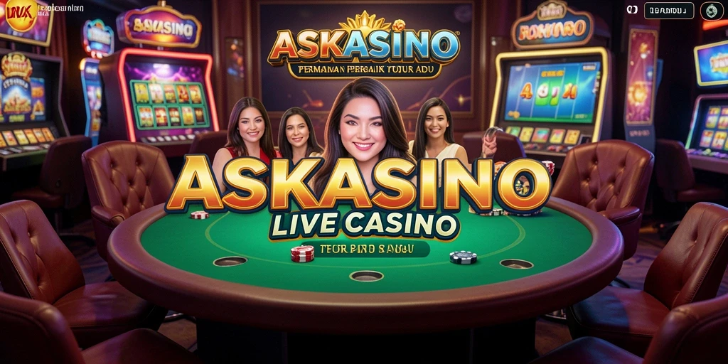 Tampilan menarik dari permainan Live Casino dalam ASKASINO.