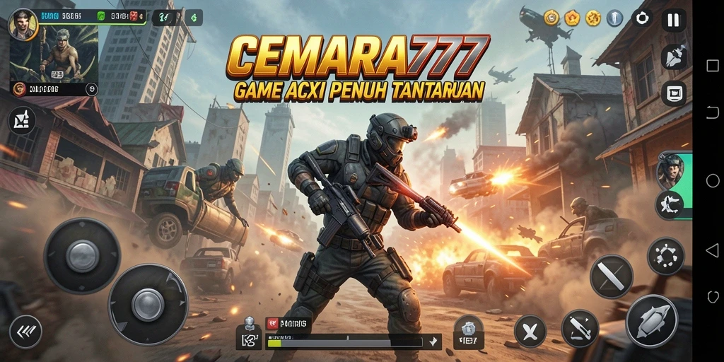 Tampilan gameplay intens dari CEMARA777 yang mendebarkan.