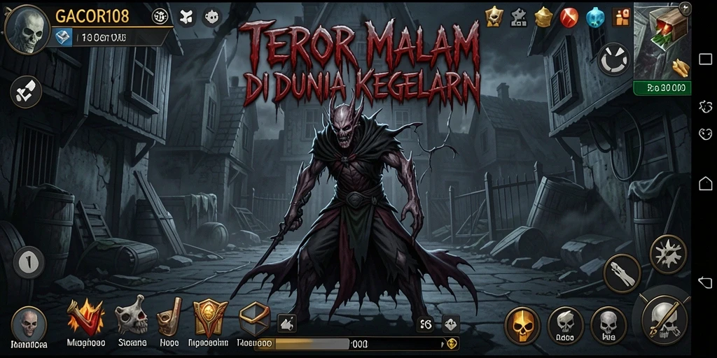 Tampilan gameplay GACOR108 yang menyeramkan dan mencekam.