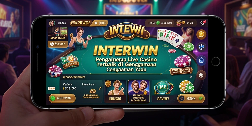 Tampilan menarik dari gameplay Live Casino INTERWIN yang seru dan interaktif.