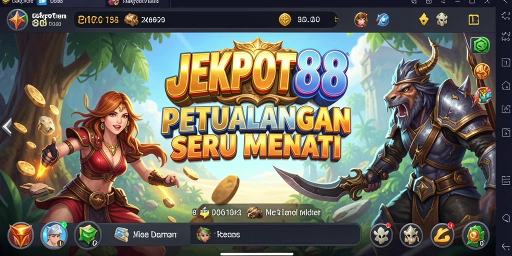 Tangkapan layar dari gameplay seru di JEKPOT88.