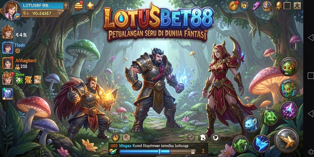 Tampilan screenshot LOTUSBET88 dengan aksi petualangan seru.