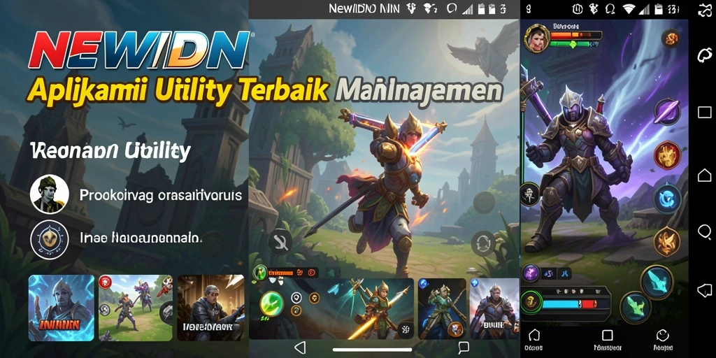 Tampilan aplikasi NEWIDN yang intuitif dan fungsional.