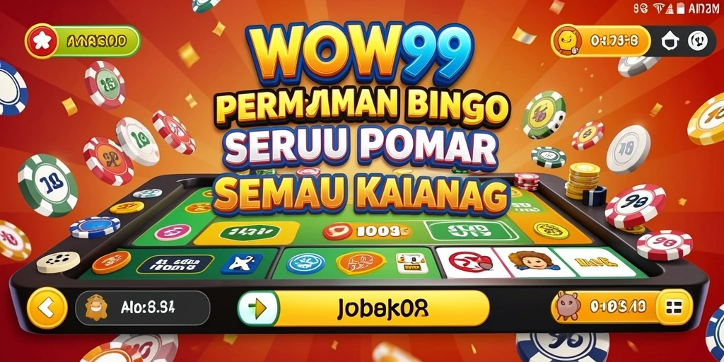 Tampilan gameplay Bingo yang mengasyikkan di WOW99.